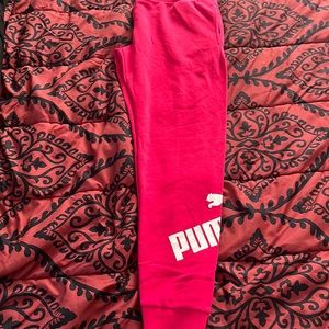 Pink Puma joggers